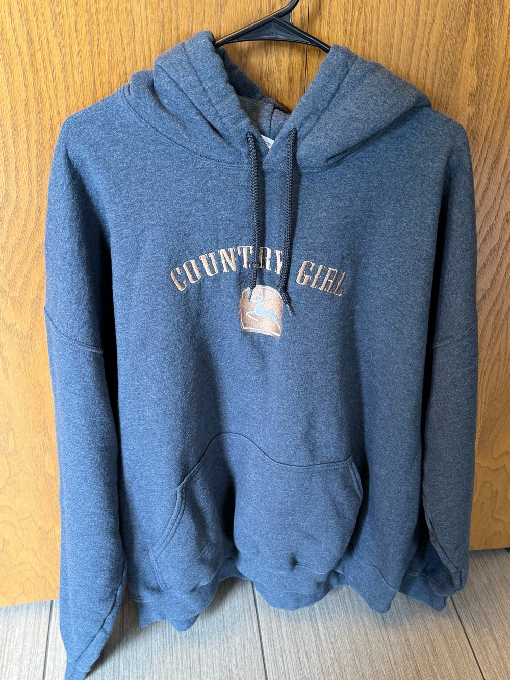 Country Girl grey hooded sweatshirt